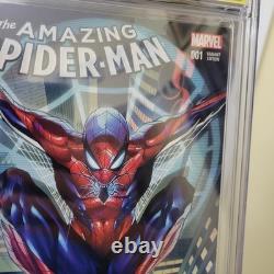Amazing Spider-Man #1 CGC 9.6 SS Signed Stan Lee J. Scott Campbell Variant 2015