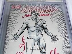 Amazing Spider-Man #1 CGC SS Signature Autograph STAN LEE ROMITA Sketch Cover