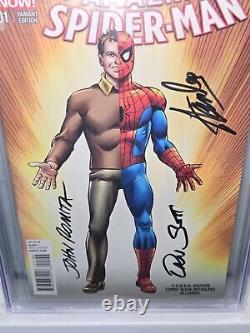 Amazing Spider-Man #1 CGC SS Variant Signature by STAN LEE on Issue Release