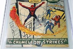 Amazing Spider-Man #1 Golden Record Reprint GRR CGC 9.2 (Marvel) Signed Stan Lee