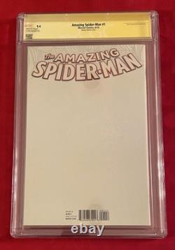 Amazing Spider-Man 1 Sketch CGC 9.4 Signed by Ramos & Sketch of Stan Lee Only 10