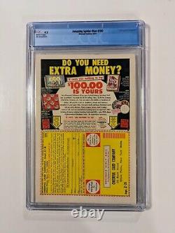 Amazing Spider-Man #100 (1971) CGC 9.2 NM- White Pages Classic Romita Cover