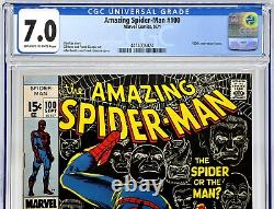 Amazing Spider-Man #100 CGC 7.0 ANNIVERSARY ISSUE Marvel LEE 1971 NEW CLEAR CASE