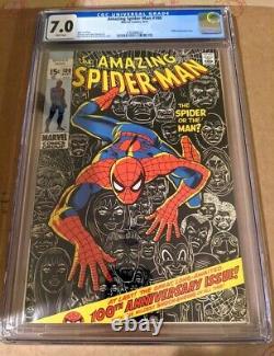 Amazing Spider-Man #100 CGC 7.0 (white pages) Stan Lee Story 1971 Marvel