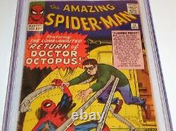 Amazing Spider-Man #11 CGC SS Signature Autograph STAN LEE 2nd Doctor Octopus