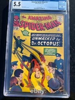 Amazing Spider-Man 12 1964 Marvel Comics CGC F- 5.5 3rd App Doctor Octopus