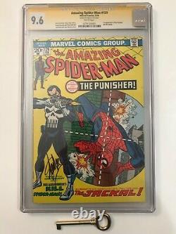 Amazing Spider-Man #129 CGC 9.6 SS Signed Stan Lee! 1st Punisher! Bronze Age Key