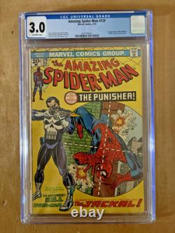 Amazing Spider-Man #129 Feb 1974 1st App of the Punisher CGC (3.0) GD/VG