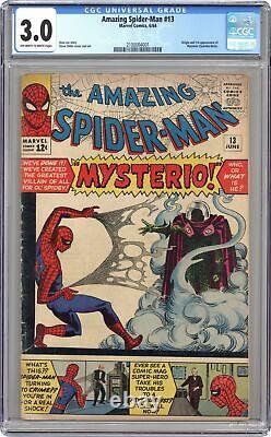 Amazing Spider-Man #13 CGC 3.0 1964 2100004001 1st app. Mysterio