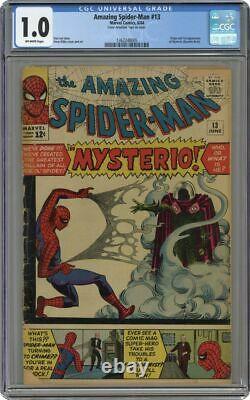 Amazing Spider-Man 13 Marvel 1st app of Mysterio CGC 1.0 Stan Lee SPIDERMAN