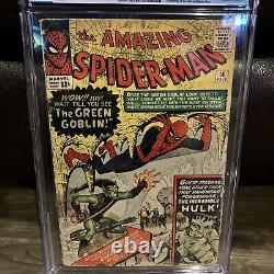 Amazing Spider-Man #14 CGC. 5 1st Appearance Of Green Goblin 1964 Stan Lee