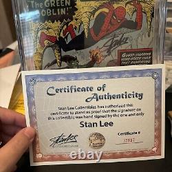 Amazing Spider-Man 14 CGC 8.0 Qualified 1964 Stan Lee Autographed