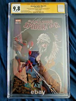 Amazing Spider-Man #15 CGC 9.8 Signed by Stan Lee, Dan Slot, Peter Steigerwald