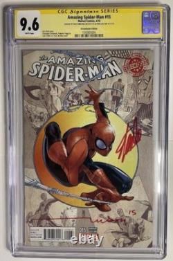 Amazing Spider-Man 15 CGC SS 9.6 Stan Lee & Paco Medina Decomixado-Bonus Raw