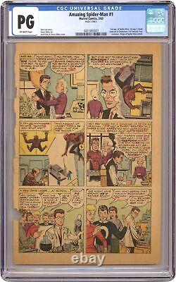 Amazing Spider-Man (1963 1st Series) 1 CGC 2nd Page Only 4427483007