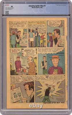 Amazing Spider-Man (1963 1st Series) 1 CGC 3rd Page Only 4427483011