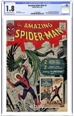 Amazing Spider-Man #2 CGC 1.8 1963 4552464002 1st app. Vulture