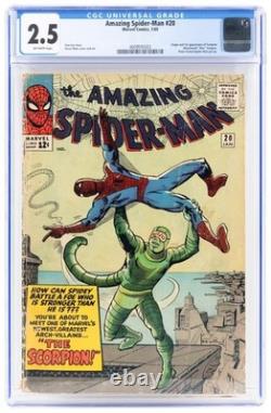 Amazing Spider-Man #20 CGC 2.5 1st App. Of the Scorpion (Marvel 1965)