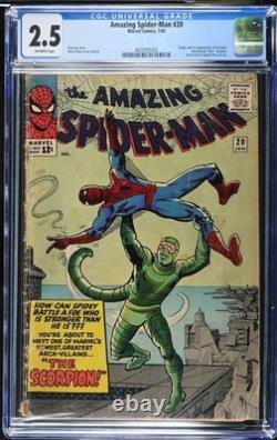 Amazing Spider-Man #20 CGC 2.5 1st App. Of the Scorpion (Marvel 1965)