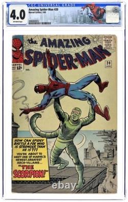 Amazing Spider-Man #20 CGC 4.0 1965 3886969012 1st app. Scorpion