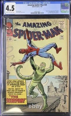 Amazing Spider-Man #20 CGC 4.5 Scorpion 1st Appearance