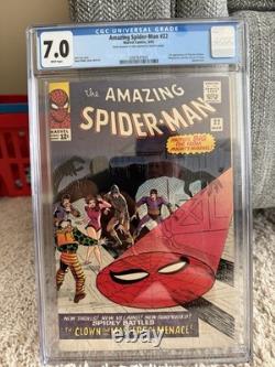 Amazing Spider-Man #22 CGC 7.0 White pgs (1965) Ditko / Lee 1st Princess Python
