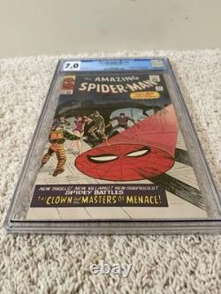 Amazing Spider-Man #22 CGC 7.0 White pgs (1965) Ditko / Lee 1st Princess Python