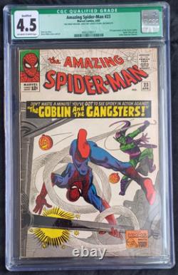 Amazing Spider-Man #23 CGC 4.5 1965 (Third Wrap Missing, Does not Affect Story)