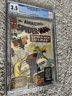Amazing Spider-Man 24 (CGC 3.5) Mysterio appearance Steve Ditko 1965 Marvel M428