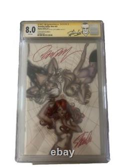 Amazing Spider-Man #25 CGC 8.0 Signed By Stan Lee &J. Scott Campbell
