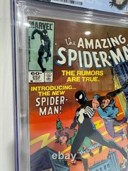 Amazing Spider-Man #252 CGC 8.5 White Pages Newsstand Marvel 1984 Black Suit