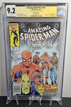 Amazing Spider-Man #276 Signed By Stan Lee CGC 9.2 JSA