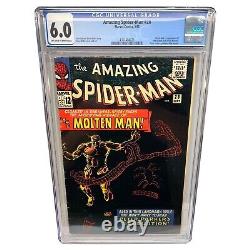 Amazing Spider-Man #28 CGC 6.0 Origin & 1st App Of The Molten Man 1965