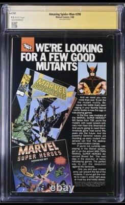 Amazing Spider-Man 298 CGC 9.2 Newstand Signed By Stan Lee & David Michelinie