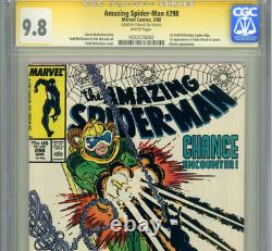 Amazing Spider-Man 298 CGC 9.8 SS Signed Stan Lee Old Case Small Signature