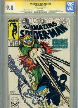 Amazing Spider-Man 298 CGC 9.8 SS Signed Stan Lee Old Case Small Signature
