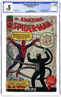 Amazing Spider-Man #3 CGC 0.5 1963 4158090016 1st app. Doctor Octopus