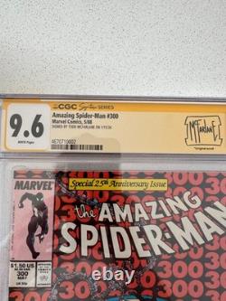 Amazing Spider-Man #300 CGC 9.6 SS Signed Todd McFarlane First Venom 1988 ASM