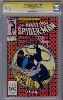 Amazing Spider-Man #300 CGC 9.6 SS Signed x2 McFarlane Lee 1st Venom White Pages