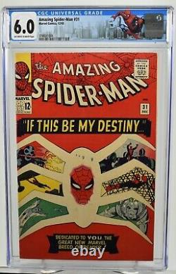 Amazing Spider-Man #31 (1965) CGC Graded 6.0 1st App. Gwen Stacy Marvel Comics