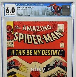 Amazing Spider-Man #31 (1965) CGC Graded 6.0 1st App. Gwen Stacy Marvel Comics