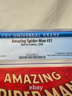 Amazing Spider-Man #31 CGC 1.0 1st appearance Gwen Stacy & Harry Osborn