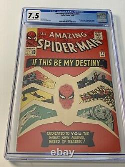 Amazing Spider-Man #31 CGC 7.5 C/OW Pages 1st App. Gwen Stacy & Harry Osborn