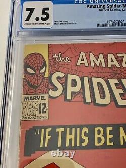 Amazing Spider-Man #31 CGC 7.5 C/OW Pages 1st App. Gwen Stacy & Harry Osborn