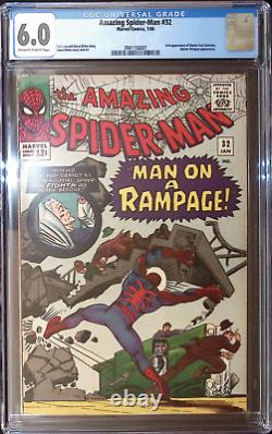 Amazing Spider-Man #32 CGC 6.0 Off-WHITE Doctor Octopus 1st Aunt May cover app