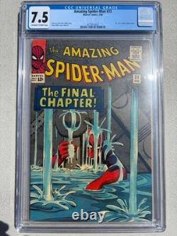 Amazing Spider-Man 33 1966 Marvel Comics CGC VF- 7.5 Classic Cover