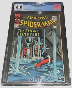 Amazing Spider-Man #33 CGC 6.0, OW to W PAGES, Dr. Curt Connors appearance
