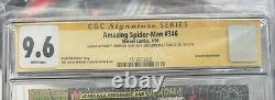 Amazing Spider-Man #346 Triple SIG! CGC 9.6 Stan Lee Signed