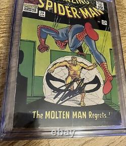 Amazing Spider-Man 35 Comic Book 1966 CGC 4.0 Stan Lee signed SS Old Vintage