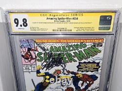 Amazing Spider-Man #354 CGC SS 4x Signature Autograph STAN LEE LARSEN BAGLEY 9.8